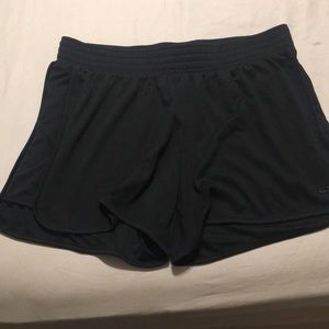 Black activewear shorts